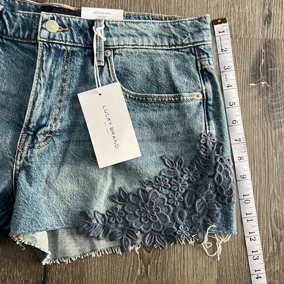 🍀 Lucky Brand ✨ “Boy Mid Rise Short” 🍀 - Picture 1 of 13